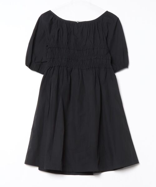 【新品未使用】BURBERRY バーバリーブルーレーベル 半袖ワンピース 38 BURBERRY BLUE LABEL 「BURBERRY LABEL」 刺繍半袖ワンピース 38