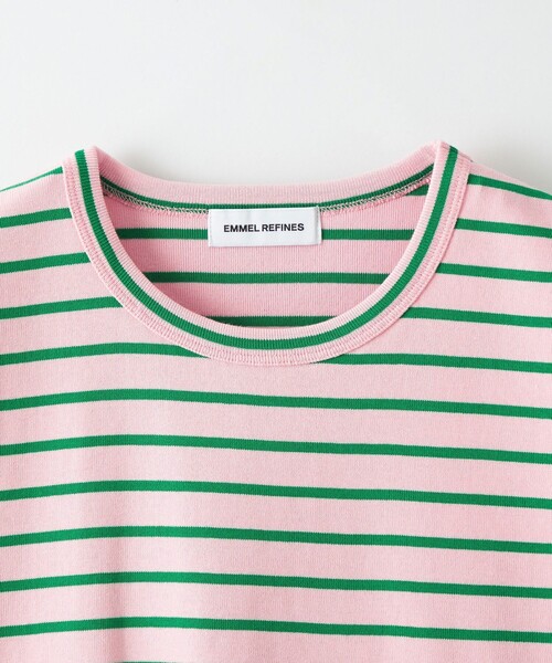 tシャツ 「EMMEL REFINES」EM フライス チビT レディース EMMEL REFINES tシャツ 「EMMEL REFINES」EM フライス チビT