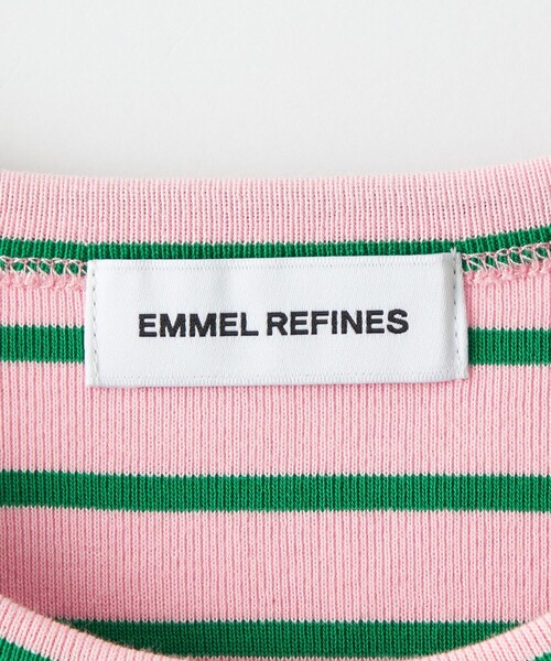 EMMEL REFINES tシャツ 「EMMEL REFINES」EM フライス チビT