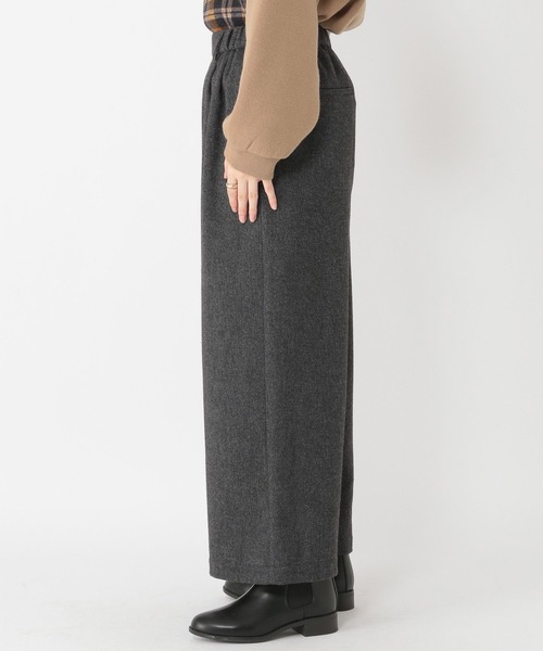 「studio CLIP」 イージーパンツ LARGE チャコール レディース_画像8