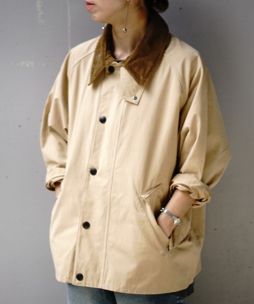 Barbour（バブアー） ブルゾン アウター TRANSPORT/ピーチスキン