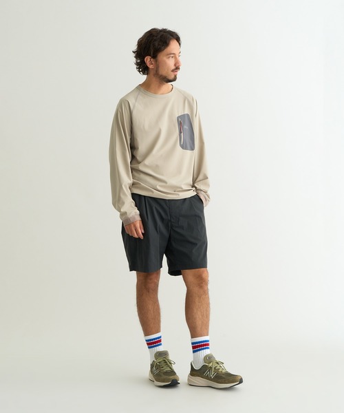 NANGA tシャツ HYBRID FLEX L/S TOPS/ハイブリッドフレックス