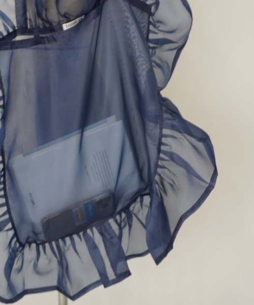 【LONSLAN】グランフリル エアリーBigトート【新品】 LONSLAN】グランフリル エアリーBigトート CHLONA25s001