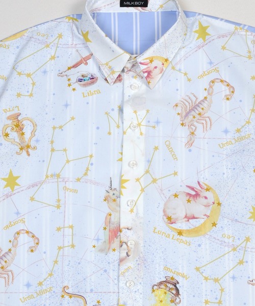 MILKBOYシャツ MILKBOY（ミルクボーイ） シャツ 半袖 HOROSCOPE シャツ メンズ