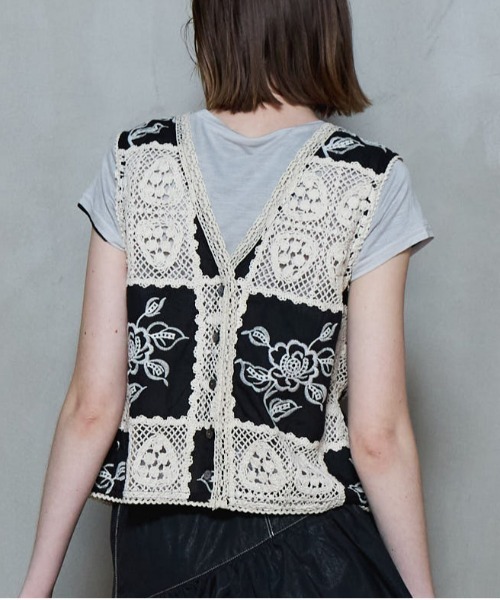 MAISON SPECIAL(メゾンスペシャル)｜Embroidery Vest/エンブロイ