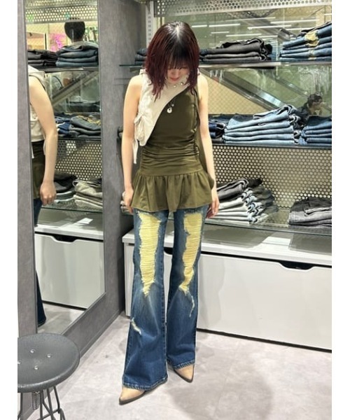 LAGUA GEM（ラグアジェム） ジーンズ デニム デニムパンツ LOW WAIST