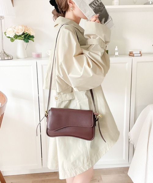 「classicalelf」 トレンチコート MEDIUM アイボリー レディース_画像5