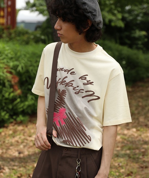 tシャツ シャドウラビットプリントTシャツ メンズ レディース