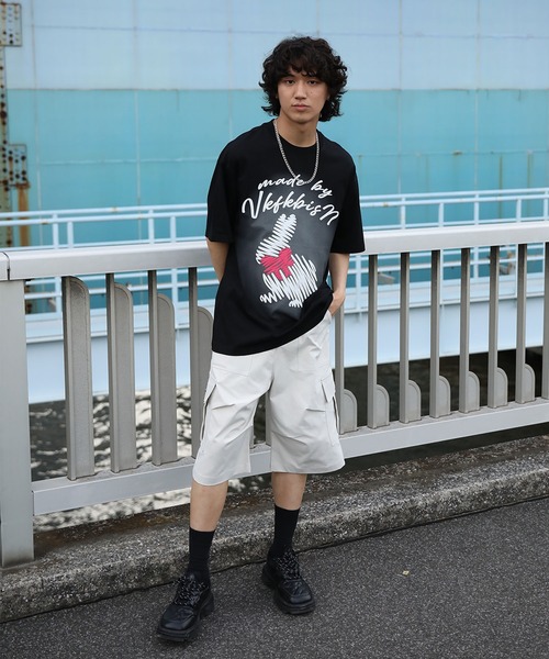 tシャツ シャドウラビットプリントTシャツ メンズ レディース