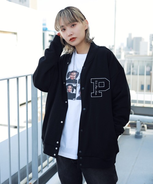 U.S. POLO ASSN.（ユーエスポロアッスン） スタジャン LARGE グレー系