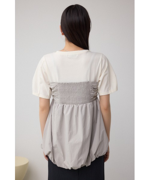 tシャツ ペプラムバルーントップス レディース AZUL BY MOUSSY tシャツ ペプラムバルーントップス レディース