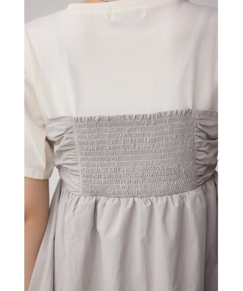 AZUL BY MOUSSY tシャツ ペプラムバルーントップス レディース
