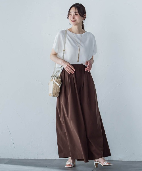 ニット セーター ストレスフリーペーパーヤーンニット「手洗い可能」 レディース LAUTREAMONT ニット セーター ストレスフリーペーパーヤーン