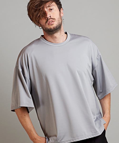 「NO ID.」 半袖Tシャツ ONE SIZE グレー メンズ_画像5