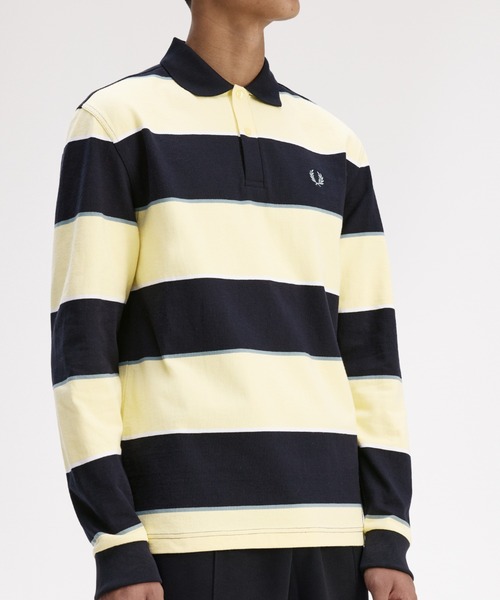 FRED PERRY（フレッドペリー） ポロシャツ Heavyweight Jersey Striped