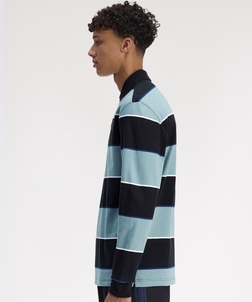FRED PERRY（フレッドペリー） ポロシャツ Heavyweight Jersey Striped