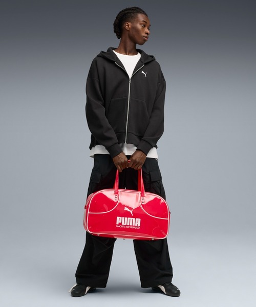 PUMA ボストンバッグ レッド PUMA メンズボストンバッグ（色：レッド系）｜バッグ