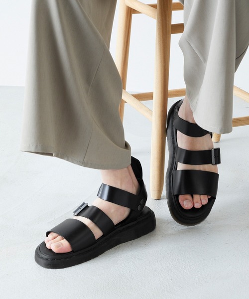 Dr.Martens（ドクターマーチン） フラットサンダル 6 ブラック