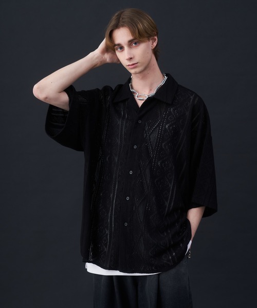 「KUUUPY」 半袖シャツ SMALL ブルー メンズ_画像2