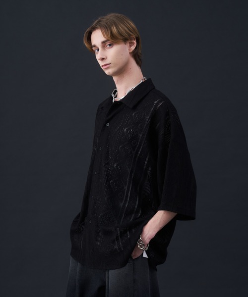 「KUUUPY」 半袖シャツ SMALL ブルー メンズ_画像5