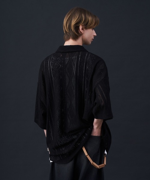 「KUUUPY」 半袖シャツ SMALL ブルー メンズ_画像7