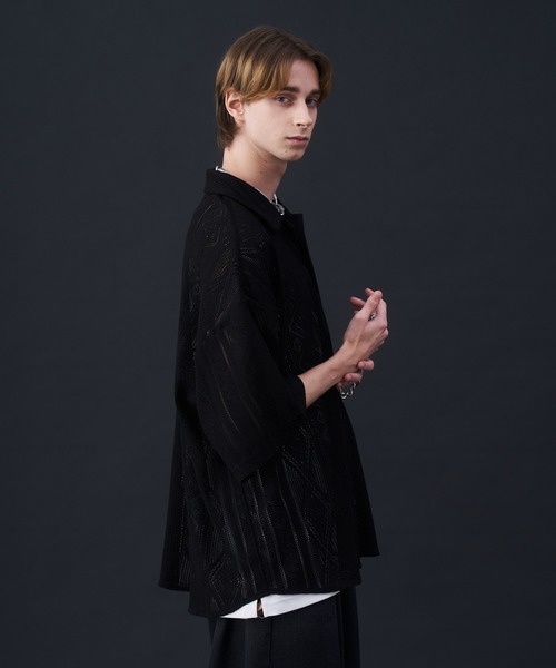 「KUUUPY」 半袖シャツ SMALL ブルー メンズ_画像8