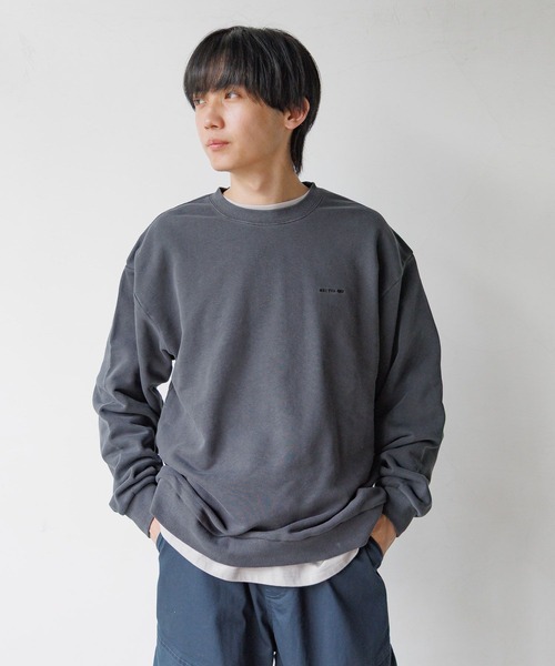 GLOBAL WORK（グローバルワーク） トレーナー USAロゴ刺繍スウェット