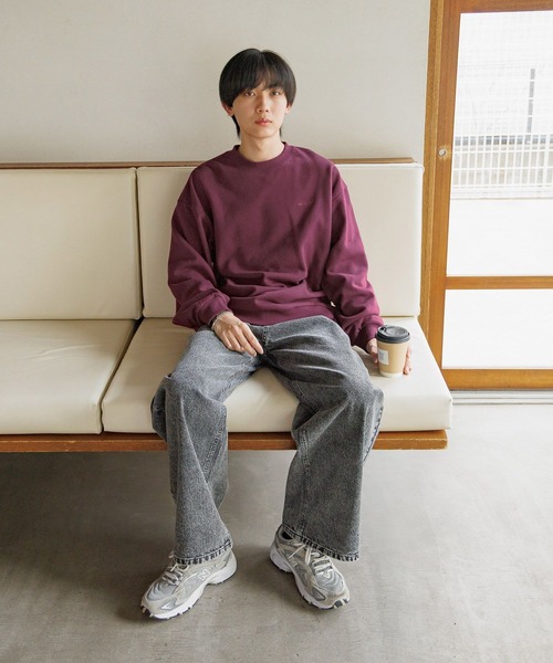 GLOBAL WORK（グローバルワーク） トレーナー USAロゴ刺繍スウェット