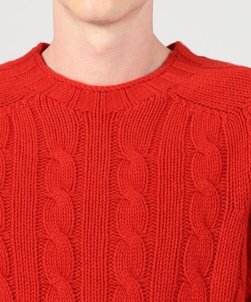 INVERALLAN（インバーアラン） セーター ニット ウールケーブル クルー