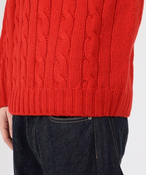 INVERALLAN（インバーアラン） セーター ニット ウールケーブル クルー