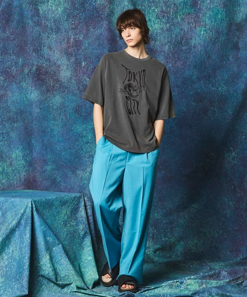 MAISON SPECIAL（メゾンスペシャル） 半袖Tシャツ 1 ダークブラック