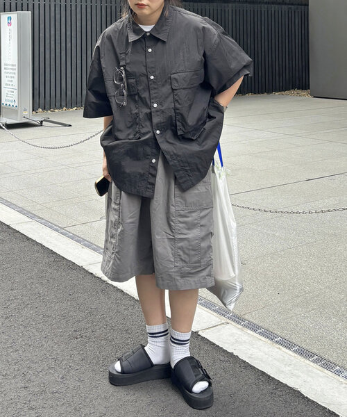 「CPCM」 半袖シャツ LARGE イエロー系その他 メンズ_画像3