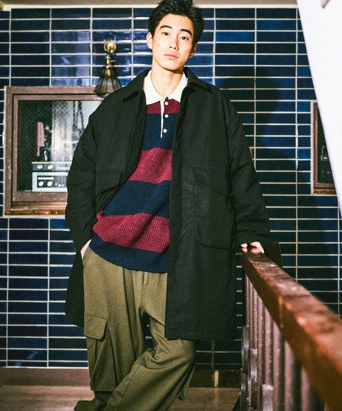 niko and…（ニコアンド） セーター ニット ワイドボーダーラガーニット