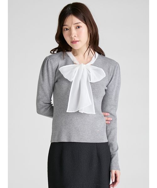 CELFORD（セルフォード） ニット セーター シルクブレンドボウタイ