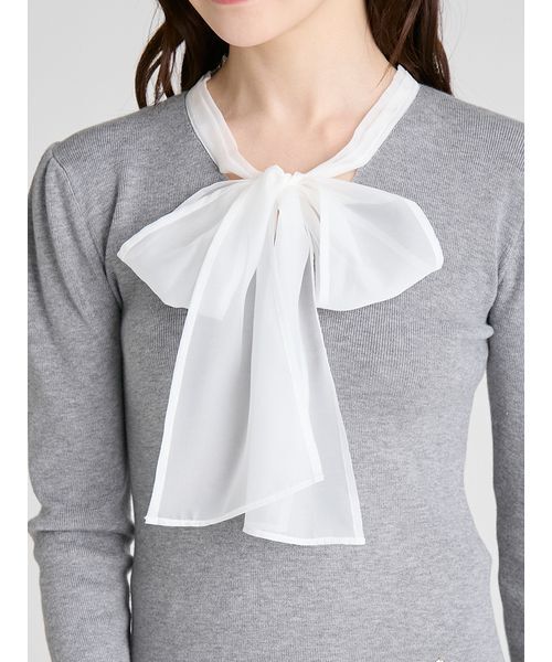 CELFORD（セルフォード） ニット セーター シルクブレンドボウタイ