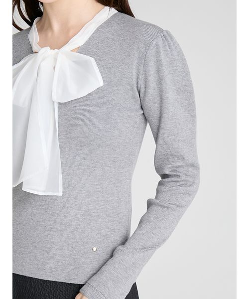 CELFORD（セルフォード） ニット セーター シルクブレンドボウタイ