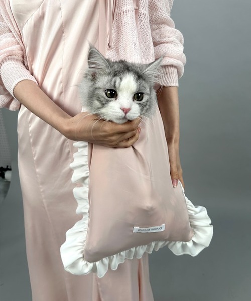 mieya mieya トートバッグ 「mieya mieya」mieya frill tote bag