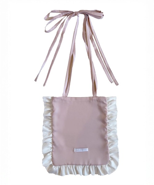 mieya mieya トートバッグ 「mieya mieya」mieya frill tote bag 