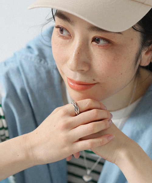 「PHILIPPE AUDIBERT」 リング FREE シルバー レディース_画像5