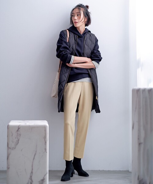 UNFILO（アンフィーロ） ダウンベスト「TAIONコラボ」 LARGE ベージュ