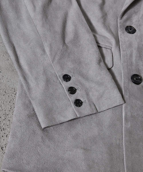 「CLEL」 テーラードジャケット X-SMALL アッシュグレー メンズ_画像7