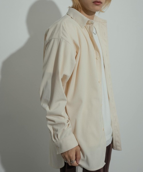 「SENSE OF PLACE by URBAN RESEARCH」 長袖シャツ MEDIUM ブラウン メンズ_画像2