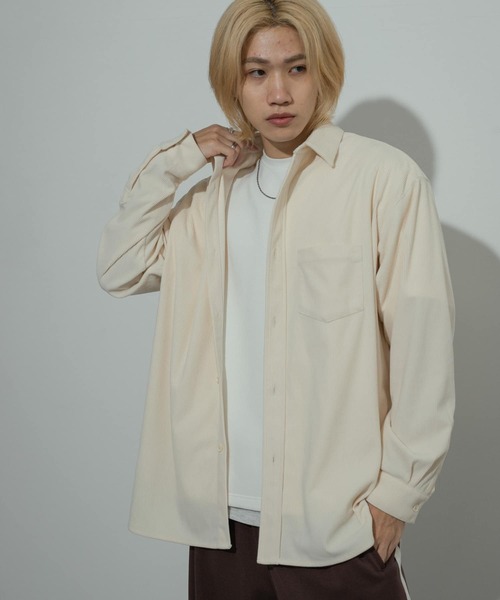 「SENSE OF PLACE by URBAN RESEARCH」 長袖シャツ MEDIUM ブラウン メンズ_画像3