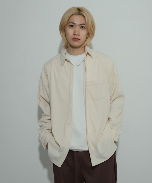 「SENSE OF PLACE by URBAN RESEARCH」 長袖シャツ MEDIUM ブラウン メンズ_画像4