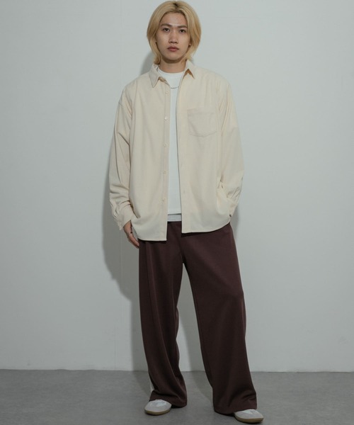 「SENSE OF PLACE by URBAN RESEARCH」 長袖シャツ MEDIUM ブラウン メンズ_画像7