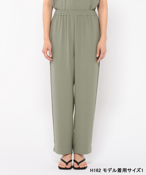 「N.O.R.C by the line」 スラックス S アイボリー レディース_画像2