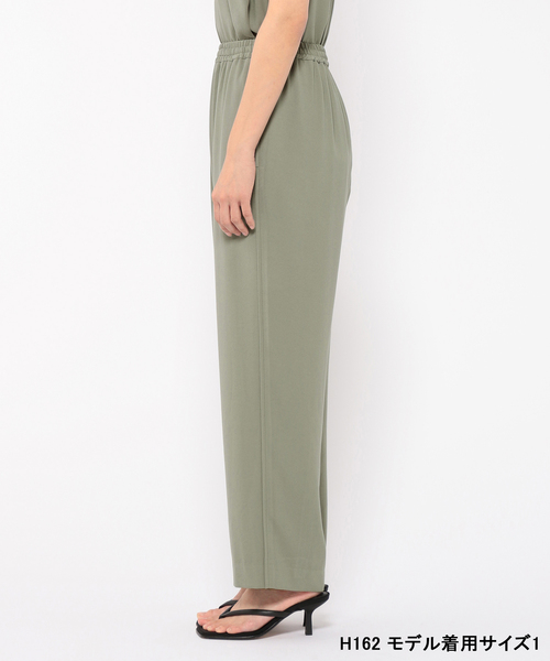 「N.O.R.C by the line」 スラックス S アイボリー レディース_画像3