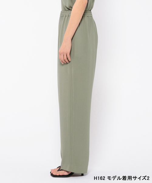 「N.O.R.C by the line」 スラックス S アイボリー レディース_画像6