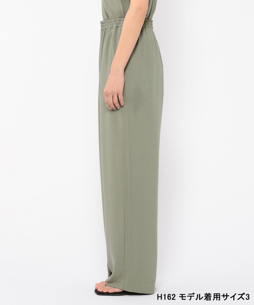 「N.O.R.C by the line」 スラックス S アイボリー レディース_画像9