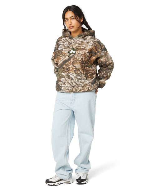 HUF リアルツリー　フーディー　パーカー HUF（ハフ） パーカー HUF X REALTREE HEAVYWEIGHT HOODIE メンズ